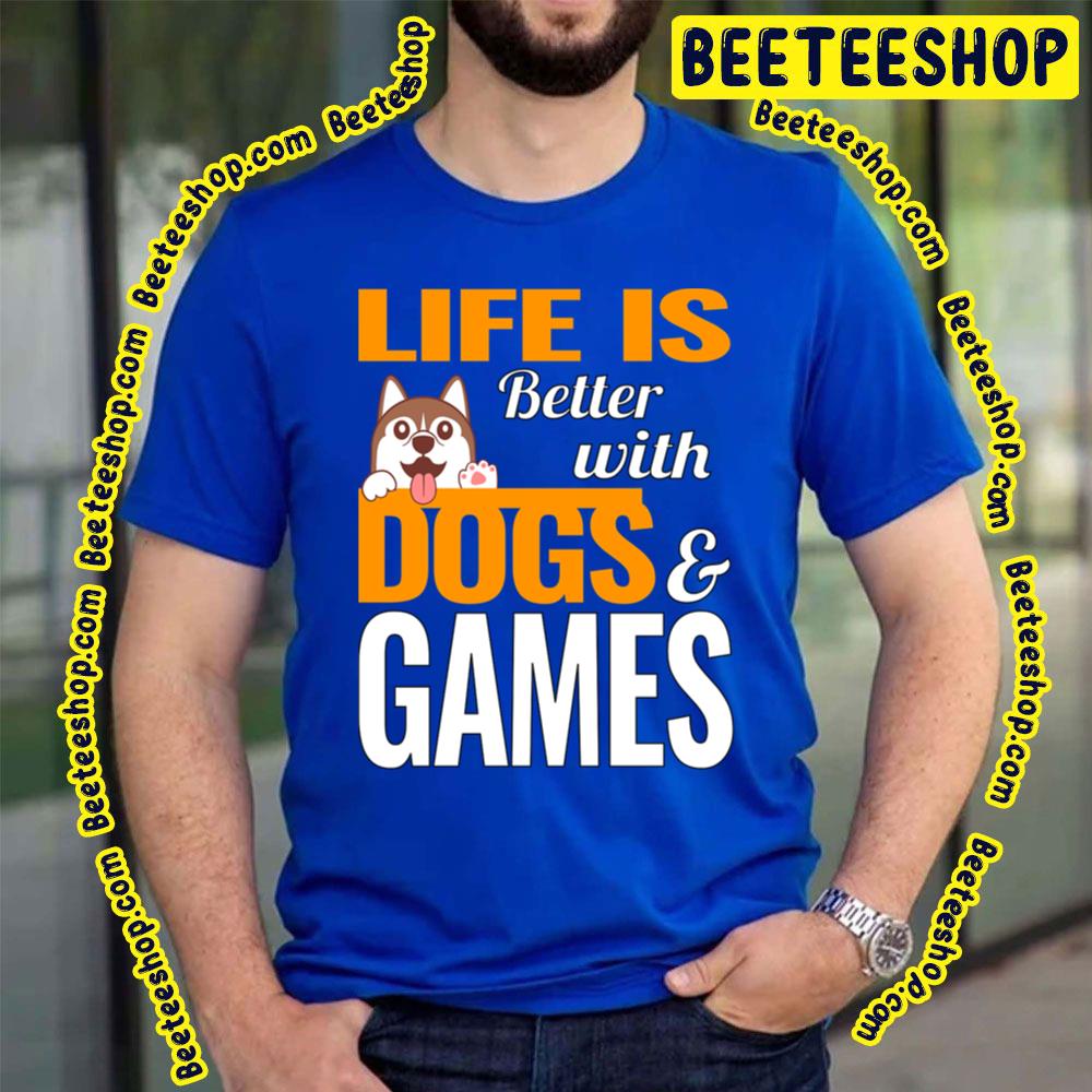 Life Dogs Therapy Game Trending Unisex T-Shirt Life Dogs Therapy Game Trending Unisex T-Shirt