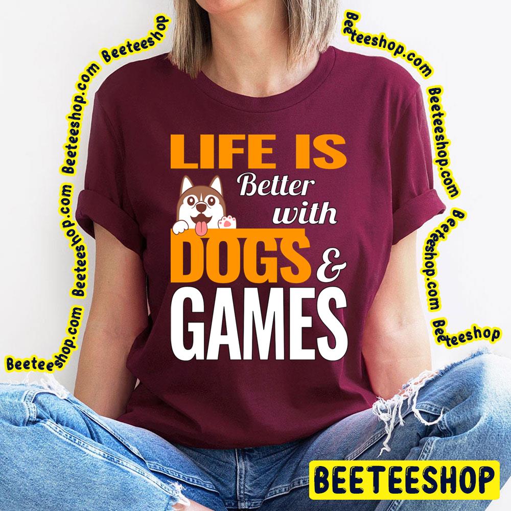 Life Dogs Therapy Game Trending Unisex T-Shirt Life Dogs Therapy Game Trending Unisex T-Shirt
