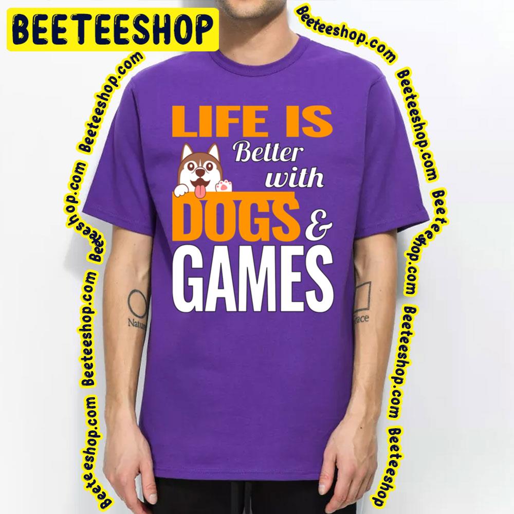 Life Dogs Therapy Game Trending Unisex T-Shirt Life Dogs Therapy Game Trending Unisex T-Shirt