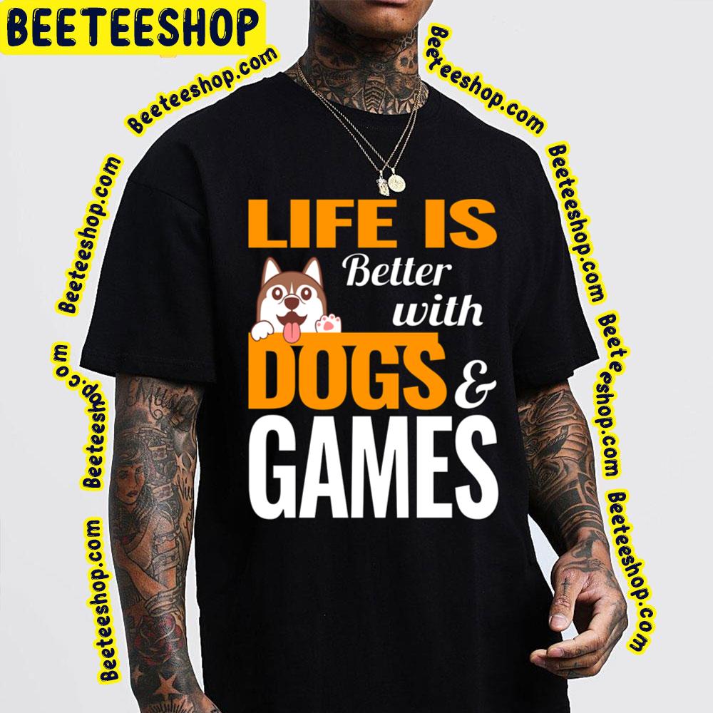 Life Dogs Therapy Game Trending Unisex T-Shirt Life Dogs Therapy Game Trending Unisex T-Shirt
