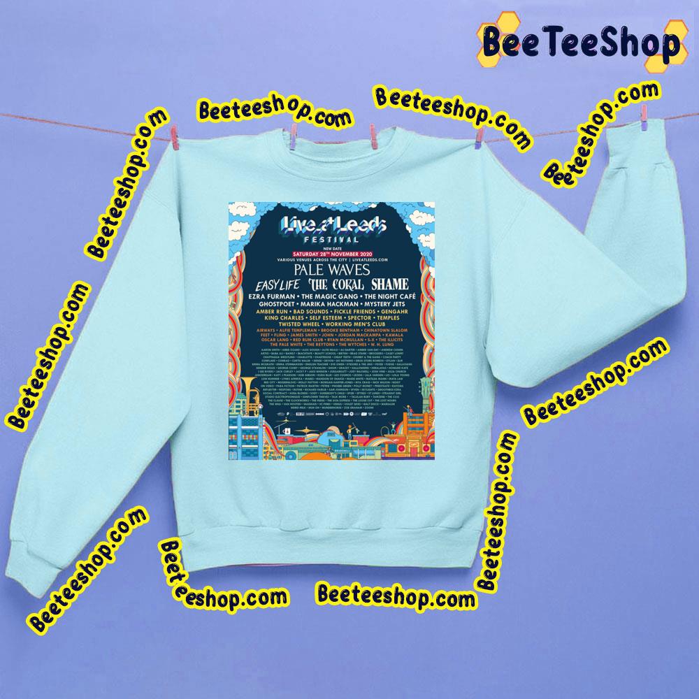 Live At Leeds Festival 2020 Pale Waves Easy Life Concert Trending Unisex Sweatshirt Live At Leeds Festival 2020 Pale Waves Easy Life Concert Trending Unisex Sweatshirt