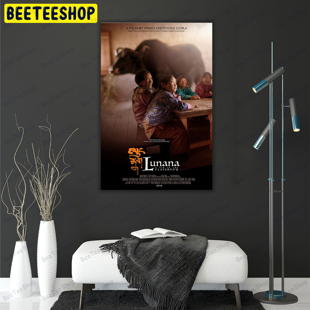 Lunana A Yak In The Classroom Pawo Choyning Dorji Tshering Dorji Movie Portrait Canvas Lunana A Yak In The Classroom Pawo Choyning Dorji Tshering Dorji Movie Portrait Canvas