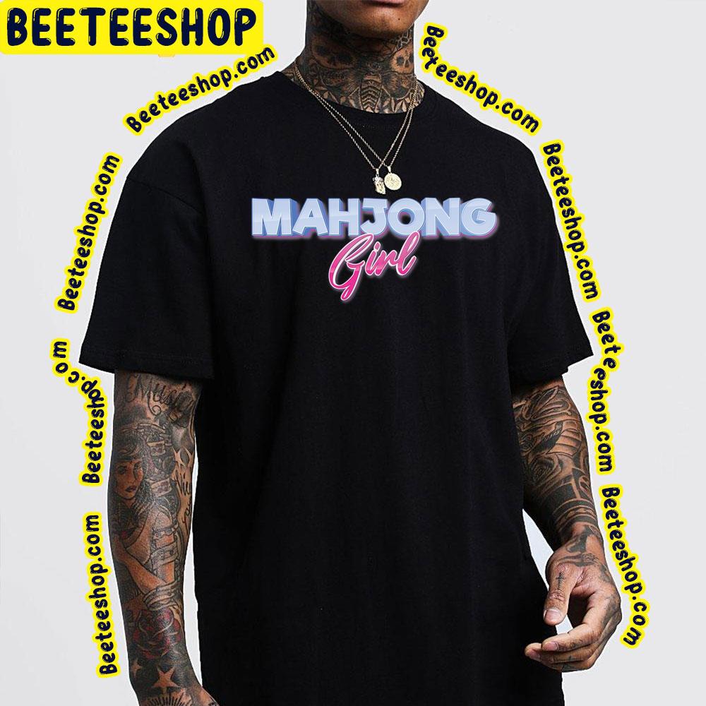 Mahjong Girl Therapy Game Trending Unisex T-Shirt Mahjong Girl Therapy Game Trending Unisex T-Shirt