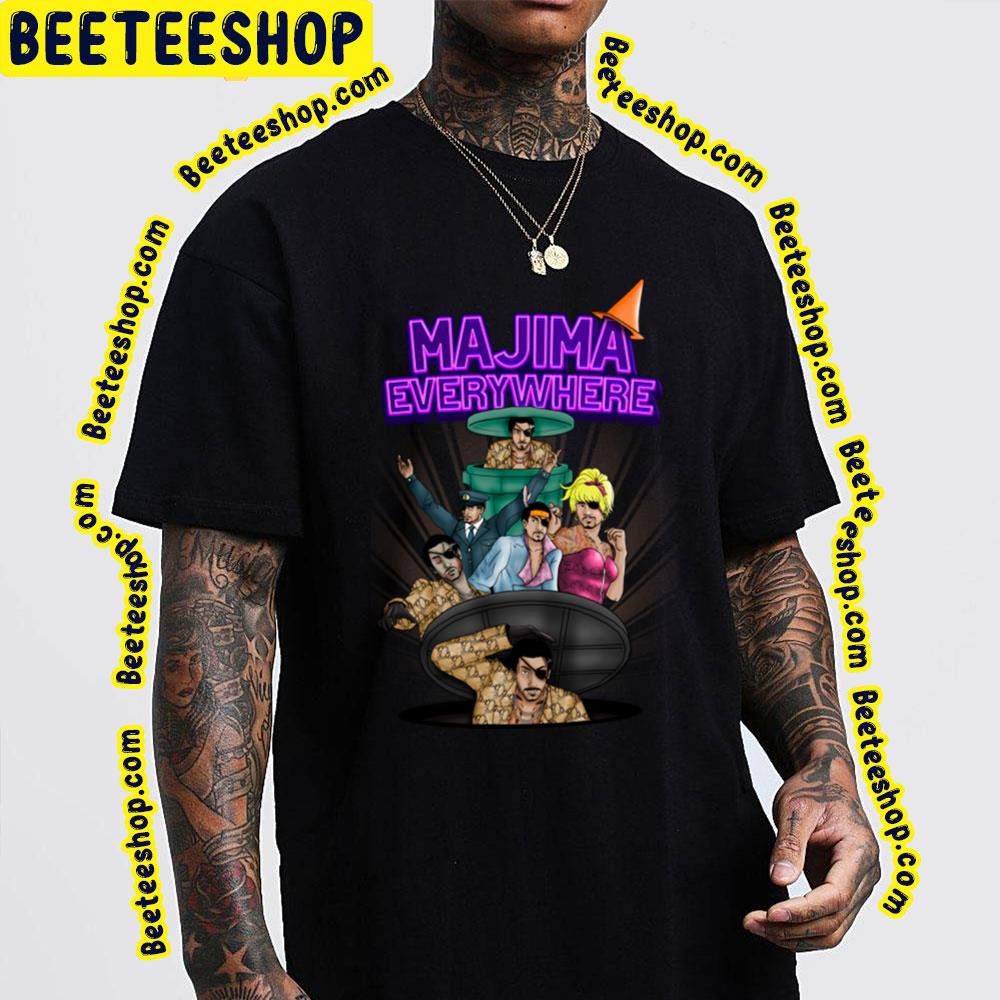 Majima Everywhere Yakuza Like A Dragon Trending Unisex T-Shirt Majima Everywhere Yakuza Like A Dragon Trending Unisex T-Shirt