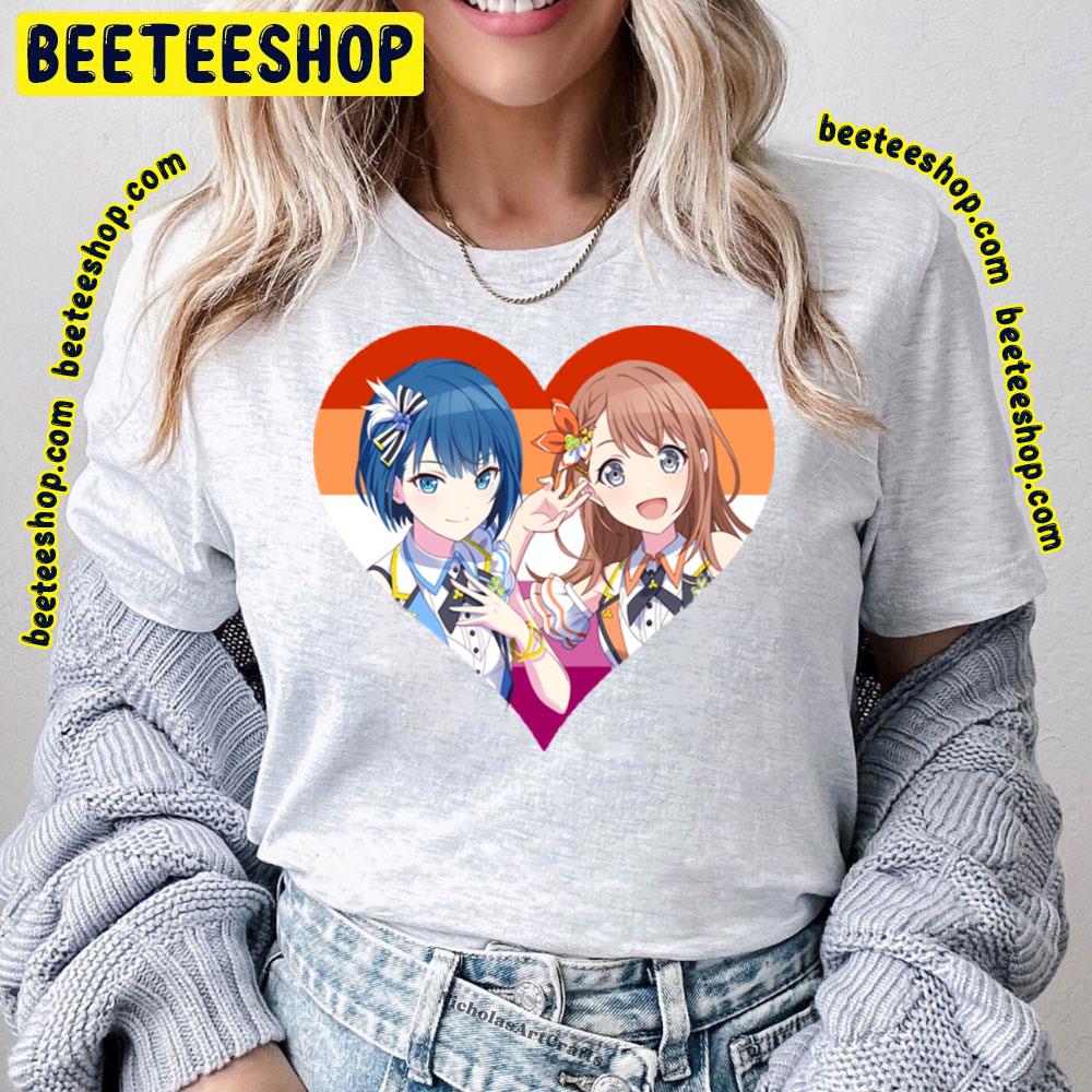 Minori Haruka Lesbian Heart Sekai Vocaloid Trending Unisex T-Shirt Minori Haruka Lesbian Heart Sekai Vocaloid Trending Unisex T-Shirt