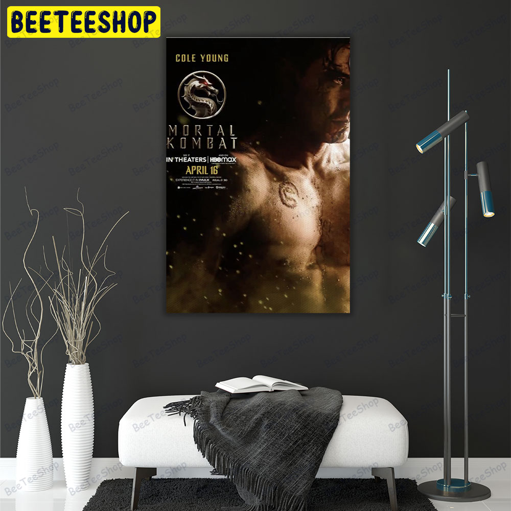 Mortal Kombat Cole Young Lewis Tan Movie Portrait Canvas Mortal Kombat Cole Young Lewis Tan Movie Portrait Canvas
