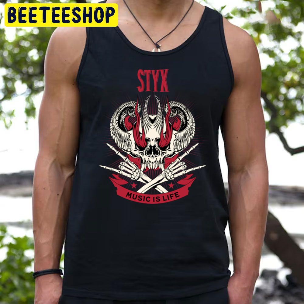 Music Is Life Styx Trending Unisex T-Shirt Music Is Life Styx Trending Unisex T-Shirt