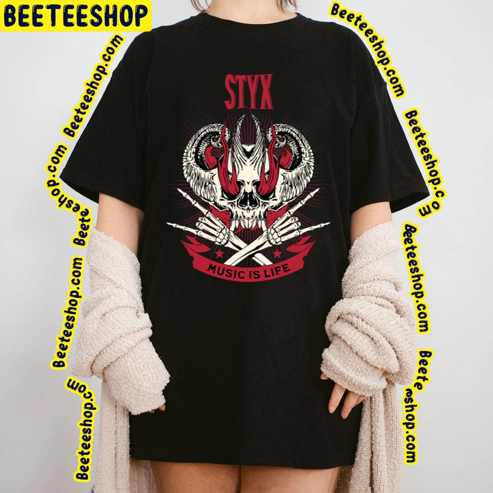 Music Is Life Styx Trending Unisex T-Shirt Music Is Life Styx Trending Unisex T-Shirt