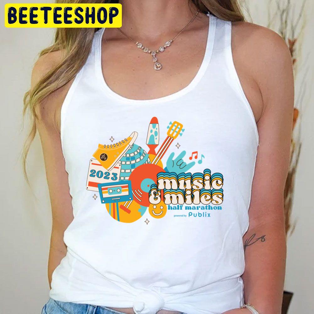 Music & Miles Half Marathon 2023 Trending Unisex T-Shirt Music & Miles Half Marathon 2023 Trending Unisex T-Shirt