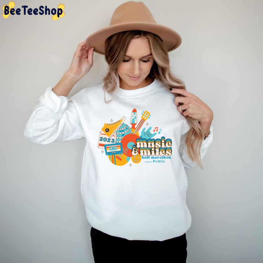 Music & Miles Half Marathon 2023 Trending Unisex T-Shirt Music & Miles Half Marathon 2023 Trending Unisex T-Shirt