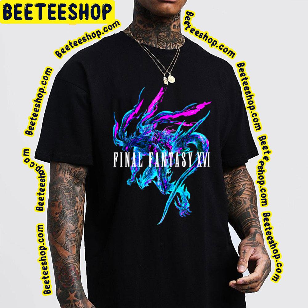 Neon Dragon Final Fantasy Xvi Trending Unisex T-Shirt Neon Dragon Final Fantasy Xvi Trending Unisex T-Shirt