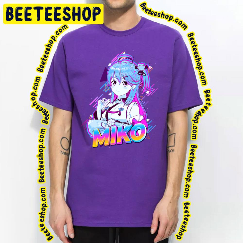 Neon Hololive Vtuber Miko Trending Unisex T-Shirt Neon Hololive Vtuber Miko Trending Unisex T-Shirt