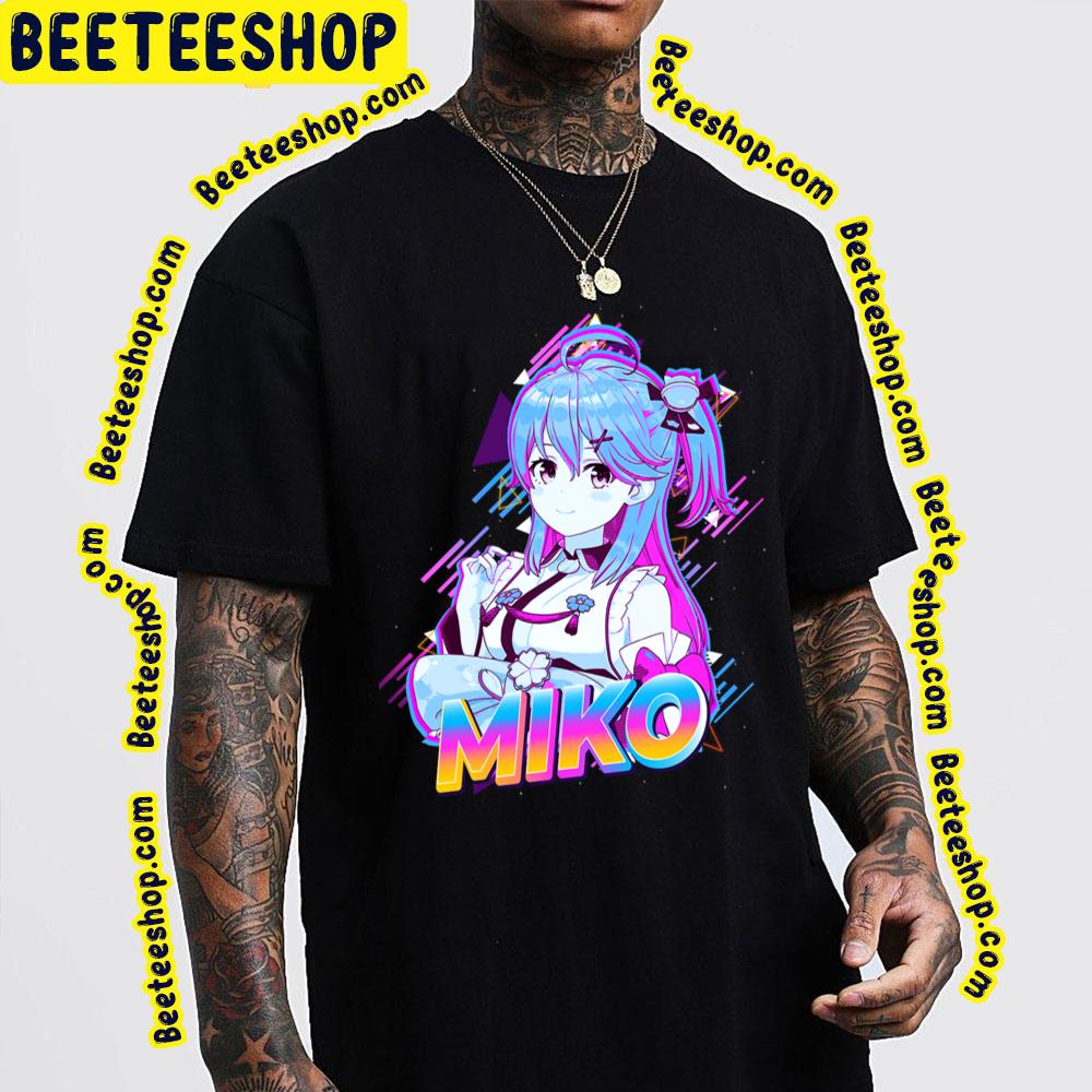 Neon Hololive Vtuber Miko Trending Unisex T-Shirt Neon Hololive Vtuber Miko Trending Unisex T-Shirt