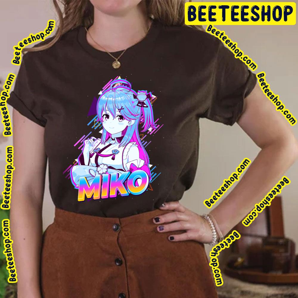 Neon Hololive Vtuber Miko Trending Unisex T-Shirt Neon Hololive Vtuber Miko Trending Unisex T-Shirt