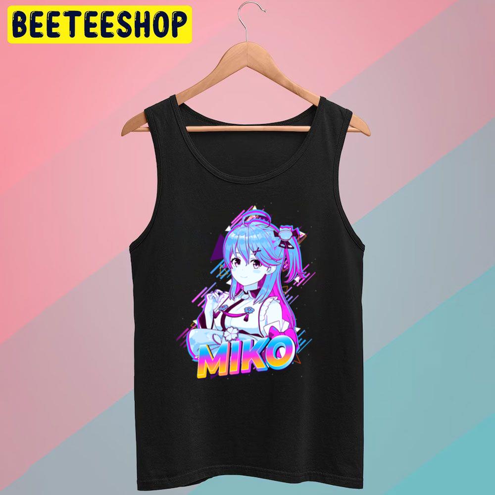 Neon Hololive Vtuber Miko Trending Unisex T-Shirt Neon Hololive Vtuber Miko Trending Unisex T-Shirt