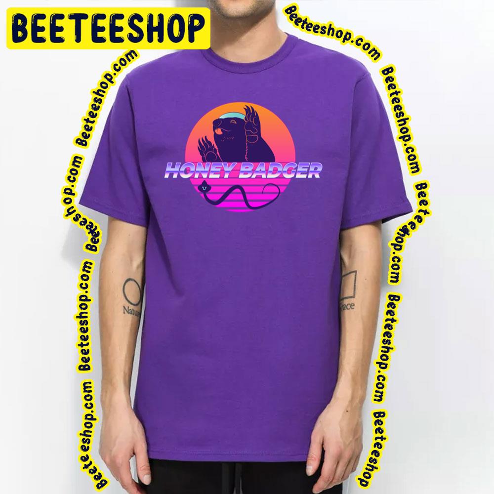 Neon Sunset Honey Badger Trending Unisex T-Shirt Neon Sunset Honey Badger Trending Unisex T-Shirt