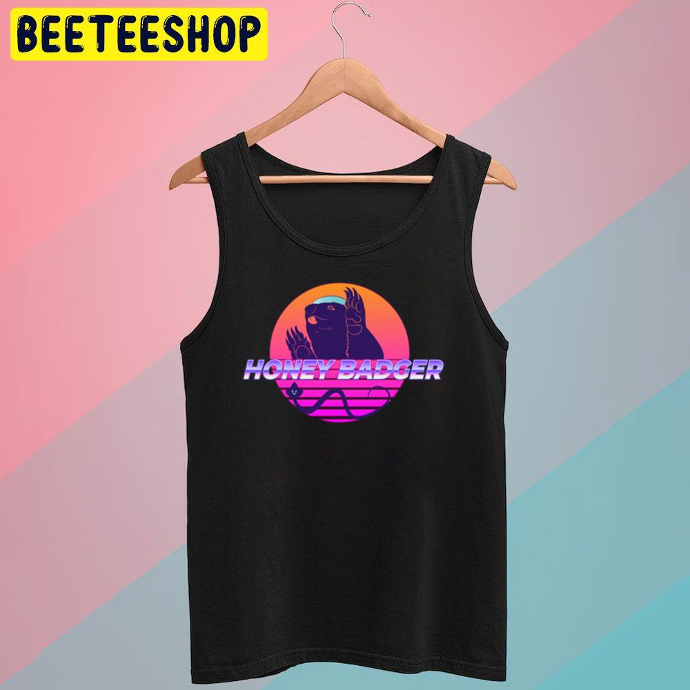 Neon Sunset Honey Badger Trending Unisex T-Shirt Neon Sunset Honey Badger Trending Unisex T-Shirt