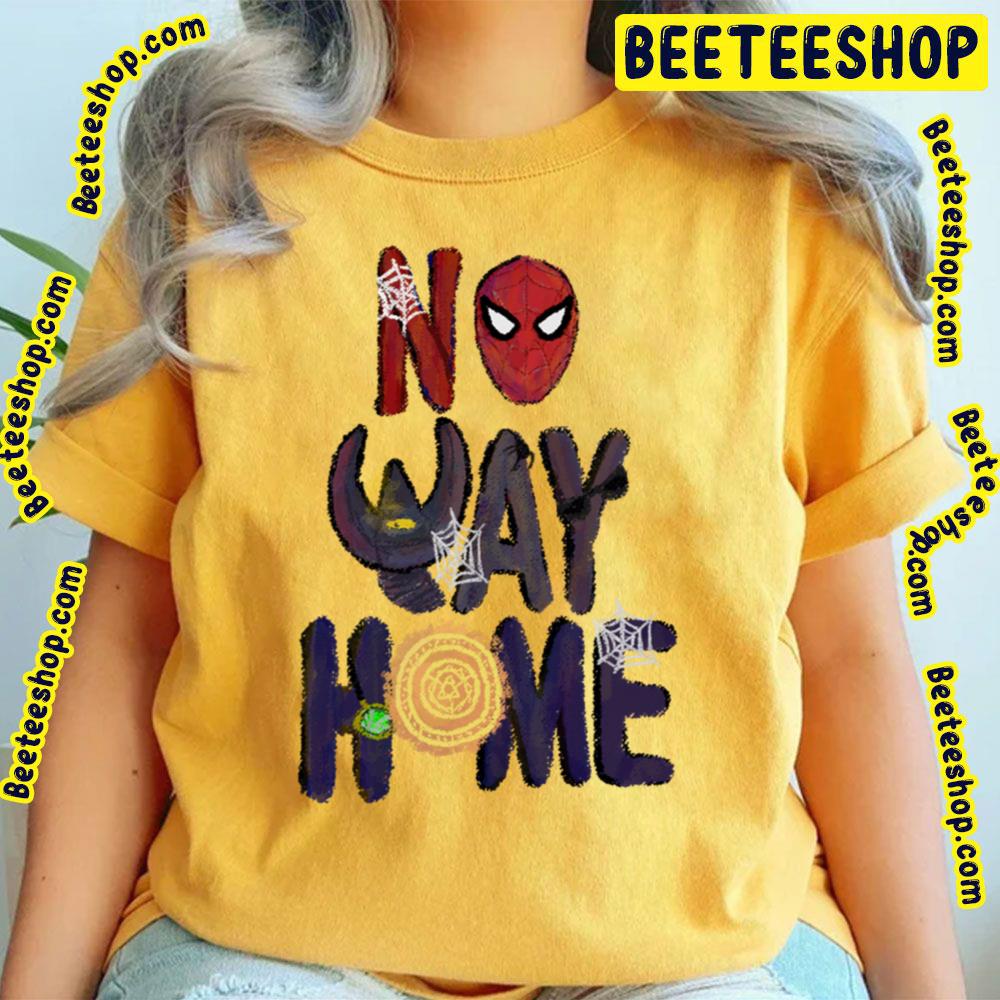 No Way Home Logo Spiderverse Movie Trending Unisex T-Shirt No Way Home Logo Spiderverse Movie Trending Unisex T-Shirt