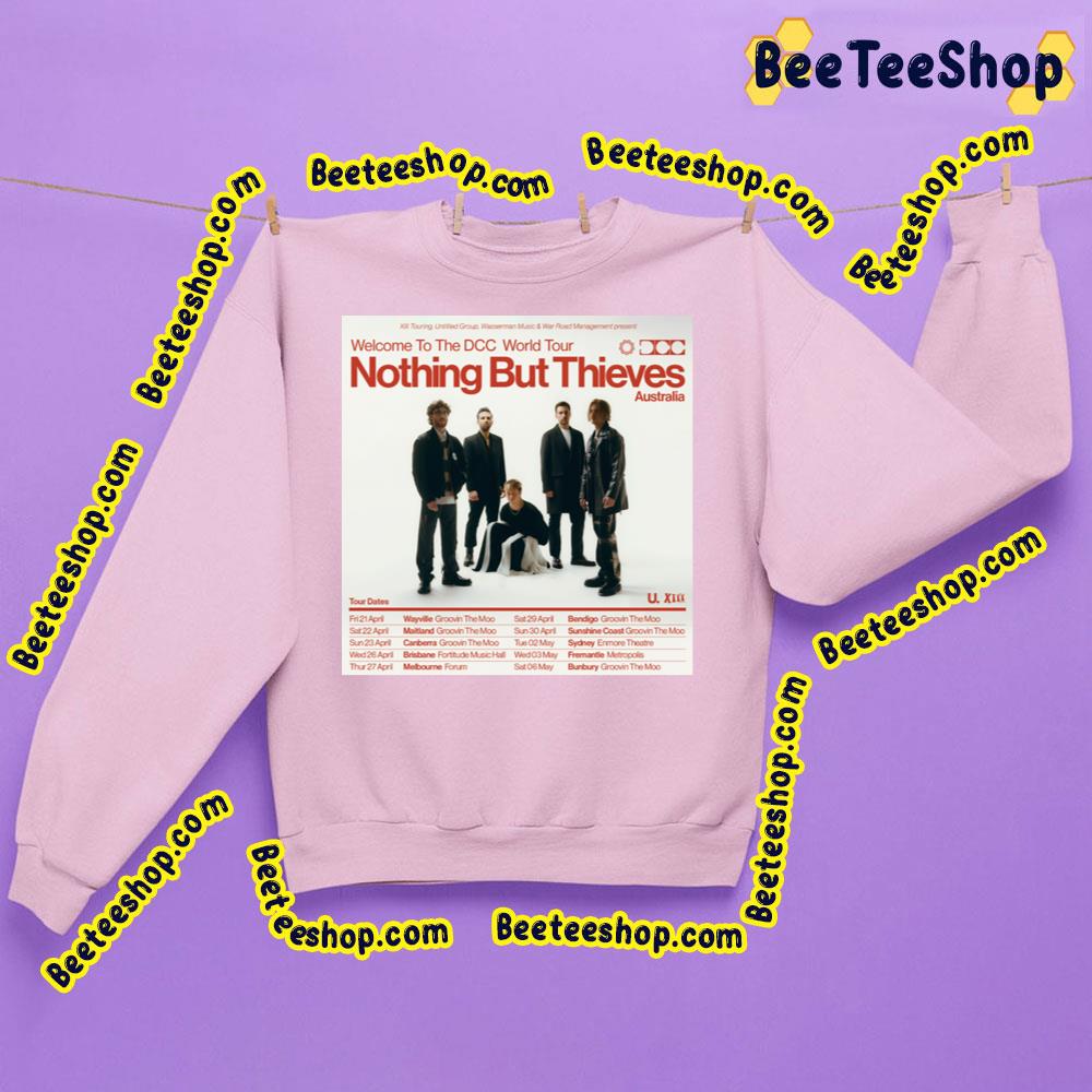 Nothing But Thieves Au 2023 Trending Unisex T-Shirt Nothing But Thieves Au 2023 Trending Unisex T-Shirt