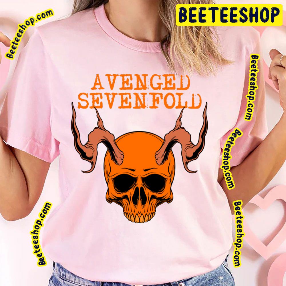 Orange Demon Skull Avenged Sevenfold Trending Unisex T-Shirt Orange Demon Skull Avenged Sevenfold Trending Unisex T-Shirt