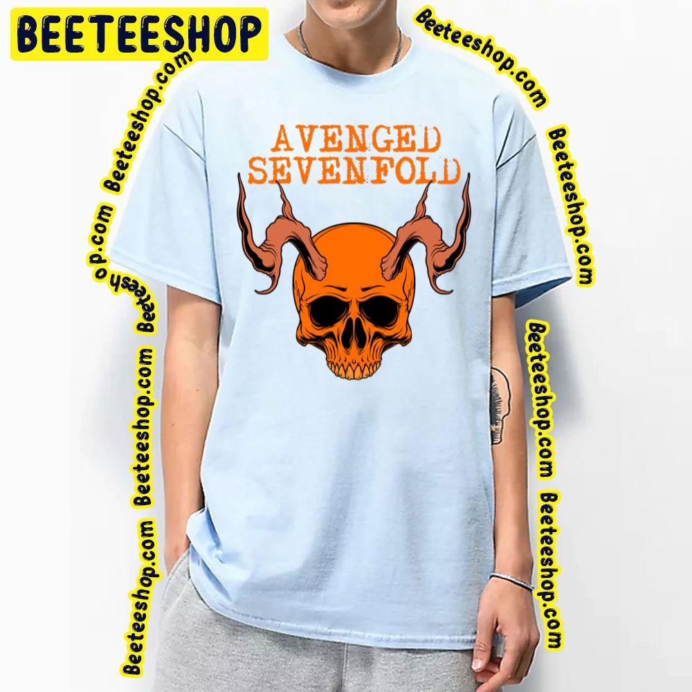 Orange Demon Skull Avenged Sevenfold Trending Unisex T-Shirt Orange Demon Skull Avenged Sevenfold Trending Unisex T-Shirt