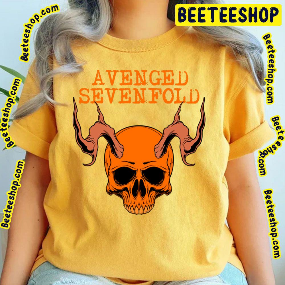 Orange Demon Skull Avenged Sevenfold Trending Unisex T-Shirt Orange Demon Skull Avenged Sevenfold Trending Unisex T-Shirt