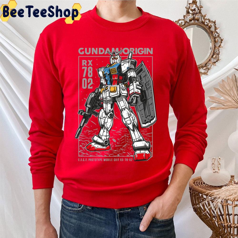 Origin Rx Gundam Trending Unisex T-Shirt Origin Rx Gundam Trending Unisex T-Shirt