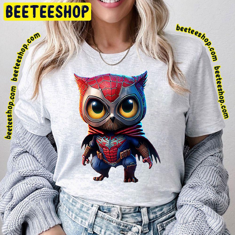 Owl Spiderverse Movie Trending Unisex T-Shirt Owl Spiderverse Movie Trending Unisex T-Shirt
