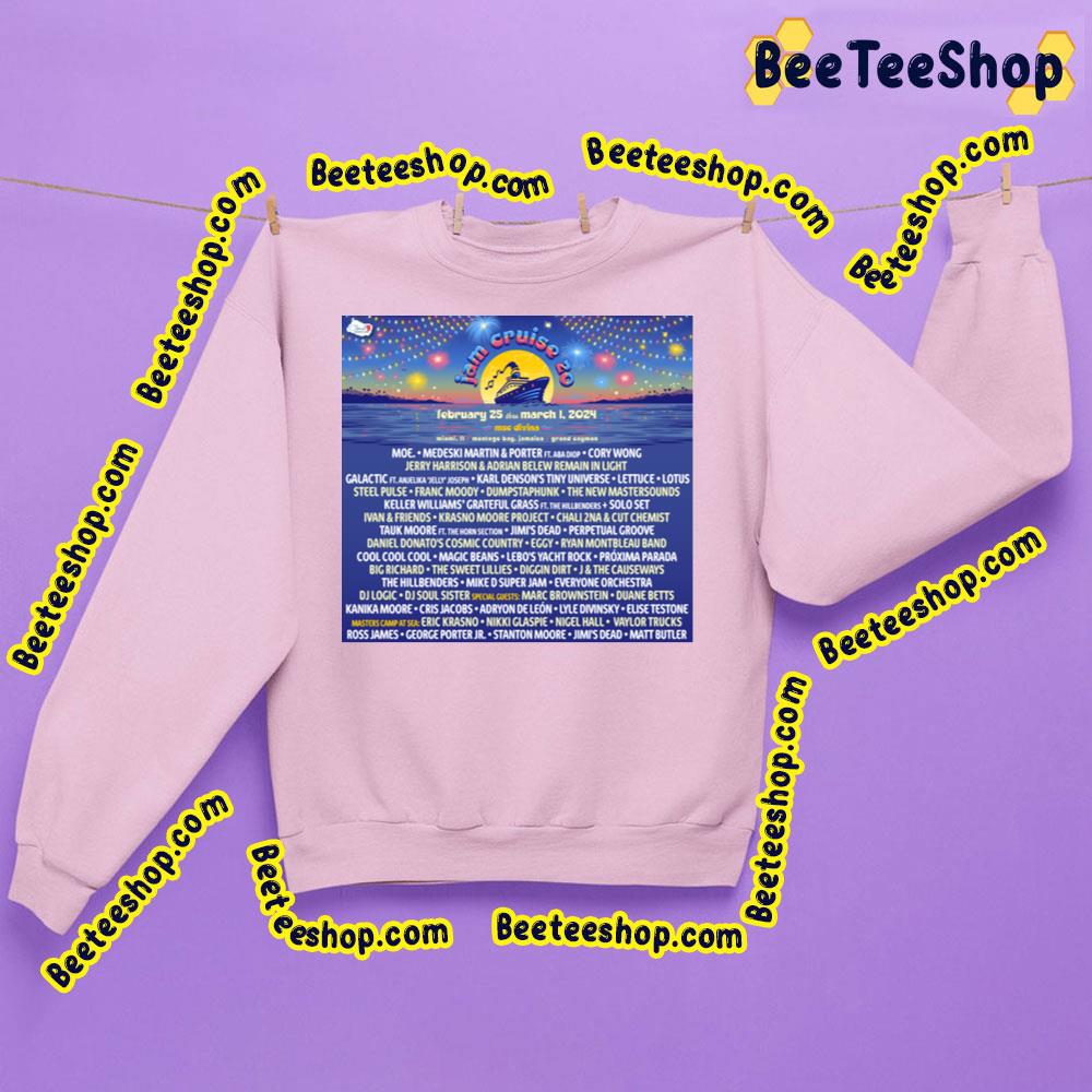 Jam Cruise 2024 Trending Unisex Sweatshirt Jam Cruise 2024 Trending Unisex Sweatshirt