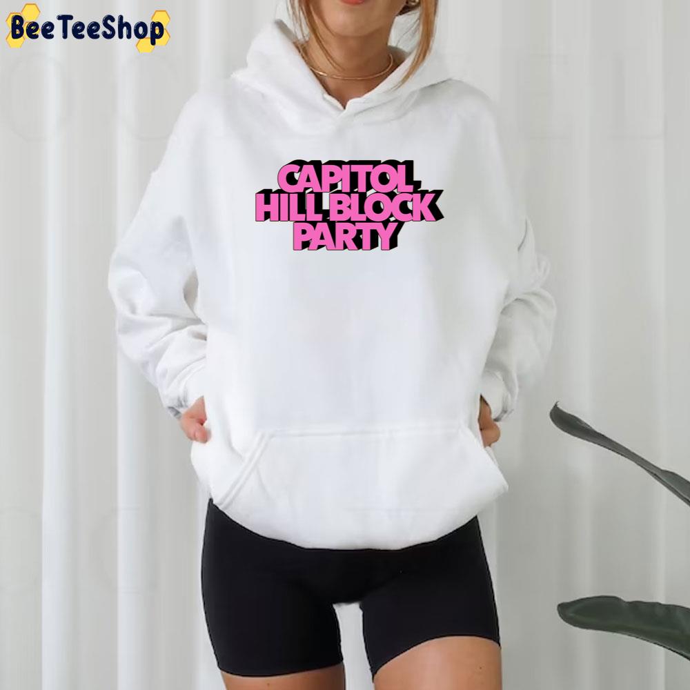 Pink Art Capitol Hill Block Party 2023 Logo Trending Unisex T-Shirt Pink Art Capitol Hill Block Party 2023 Logo Trending Unisex T-Shirt