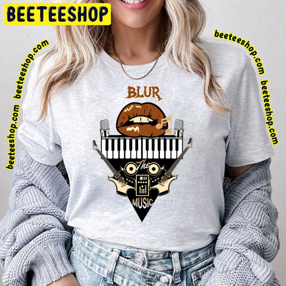 Play The Music With Blur Trending Unisex T-Shirt Play The Music With Blur Trending Unisex T-Shirt