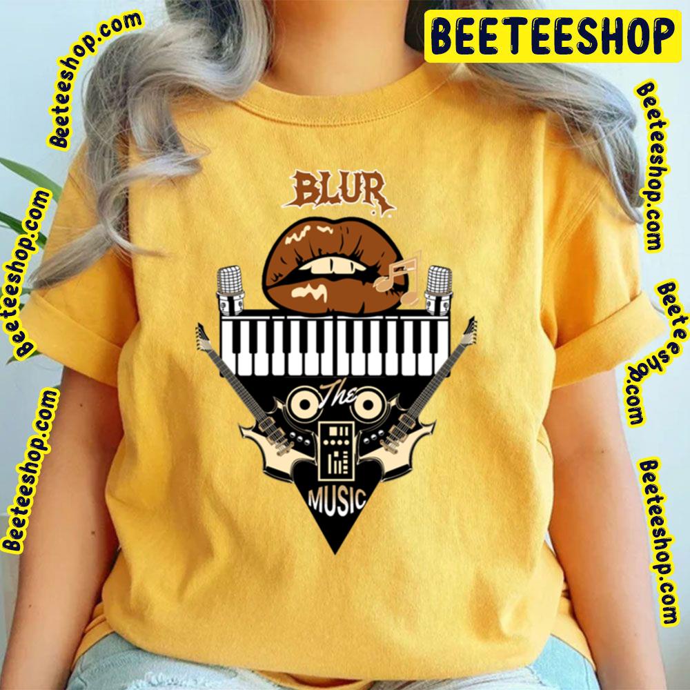 Play The Music With Blur Trending Unisex T-Shirt Play The Music With Blur Trending Unisex T-Shirt