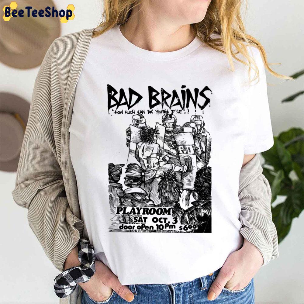 Punk Flyer Bad Brains Trending Unisex T-Shirt Punk Flyer Bad Brains Trending Unisex T-Shirt
