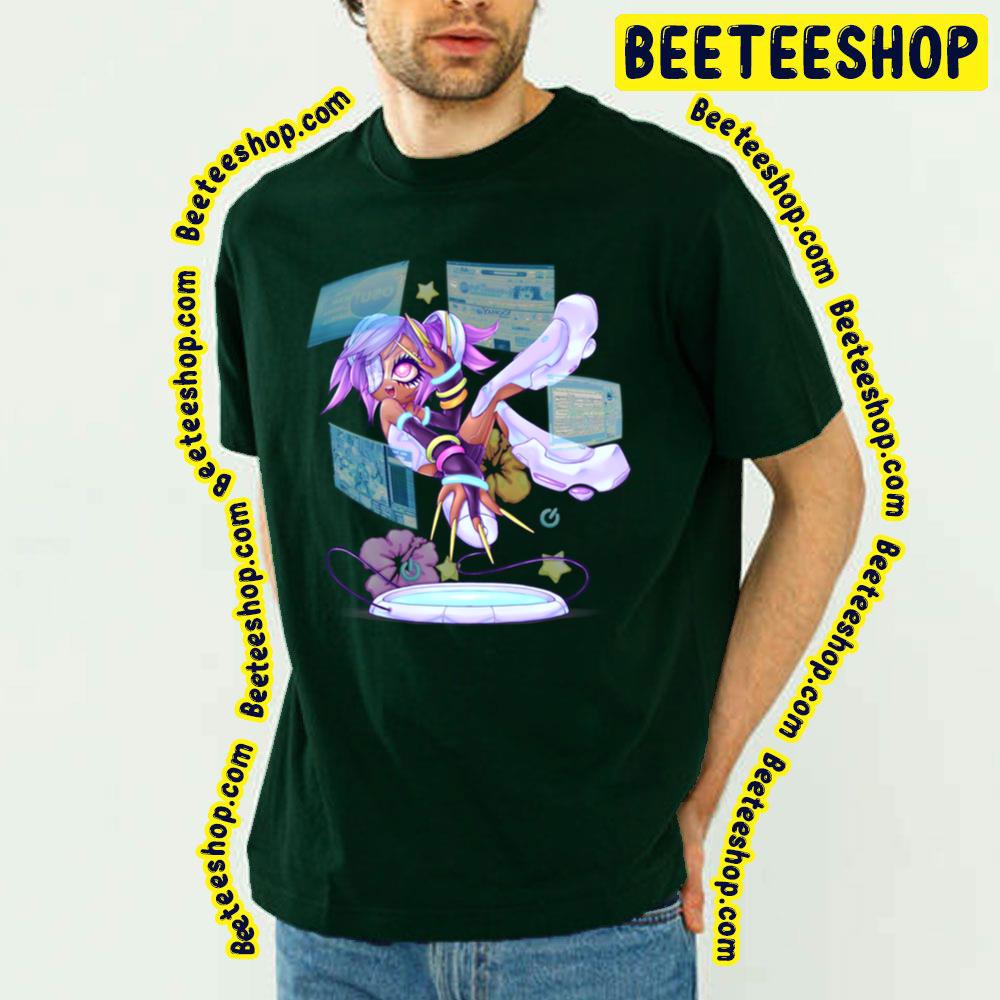 Purple Cyber Gals Trending Unisex T-Shirt Purple Cyber Gals Trending Unisex T-Shirt