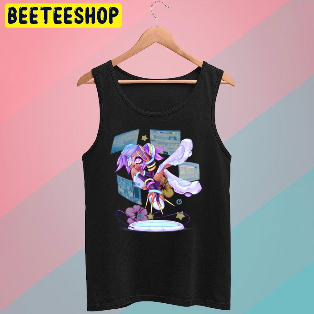 Purple Cyber Gals Trending Unisex T-Shirt Purple Cyber Gals Trending Unisex T-Shirt