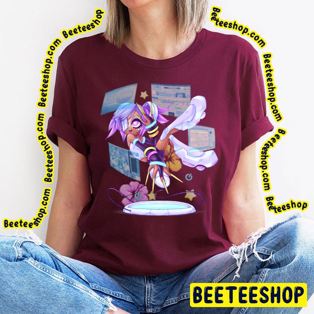 Purple Cyber Gals Trending Unisex T-Shirt Purple Cyber Gals Trending Unisex T-Shirt