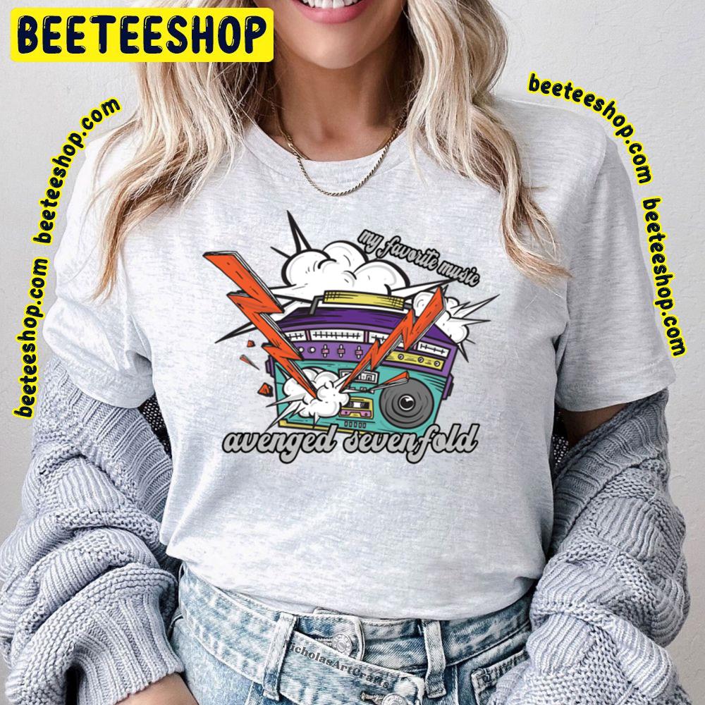 Radio My Favorite Music Avenged Sevenfold Trending Unisex T-Shirt Radio My Favorite Music Avenged Sevenfold Trending Unisex T-Shirt