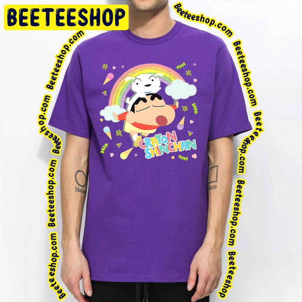 Rainbow Crayon Shin Chan Trending Unisex T-Shirt Rainbow Crayon Shin Chan Trending Unisex T-Shirt