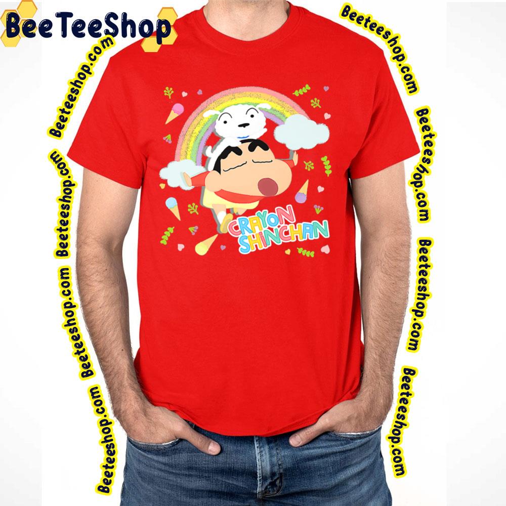 Rainbow Crayon Shin Chan Trending Unisex T-Shirt Rainbow Crayon Shin Chan Trending Unisex T-Shirt