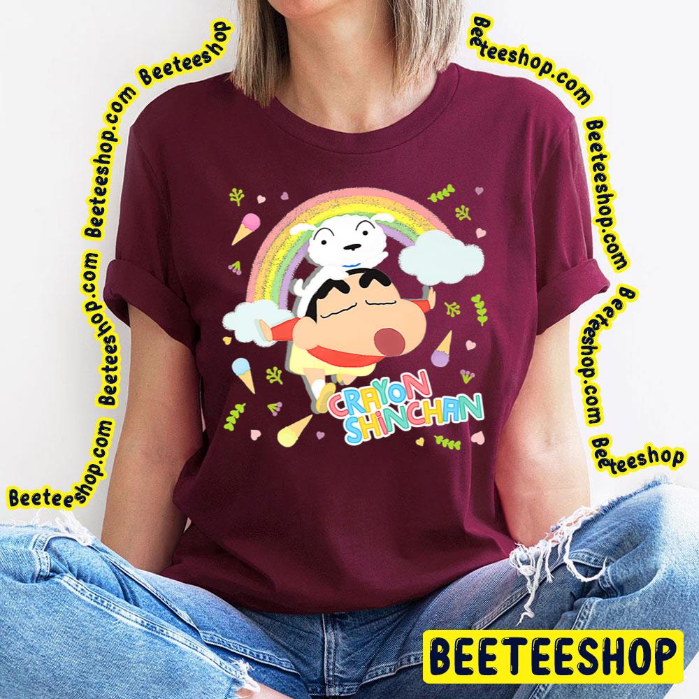Rainbow Crayon Shin Chan Trending Unisex T-Shirt Rainbow Crayon Shin Chan Trending Unisex T-Shirt