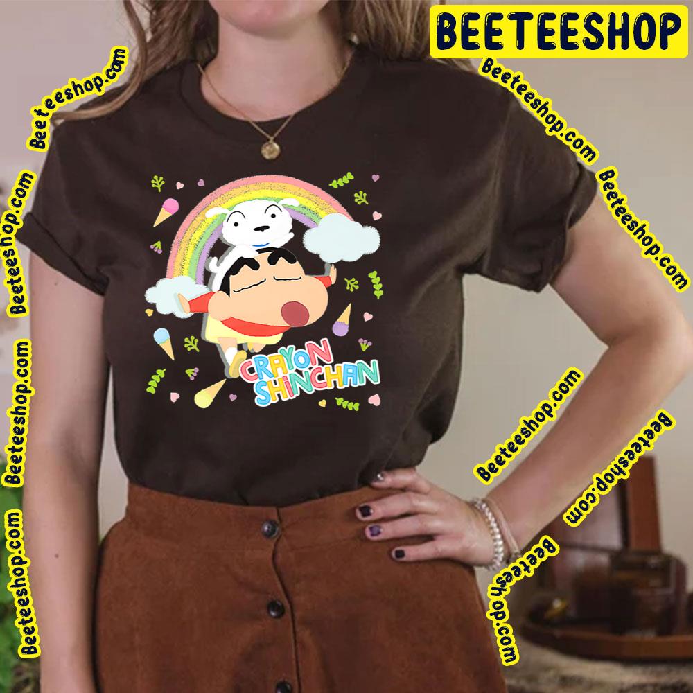 Rainbow Crayon Shin Chan Trending Unisex T-Shirt Rainbow Crayon Shin Chan Trending Unisex T-Shirt