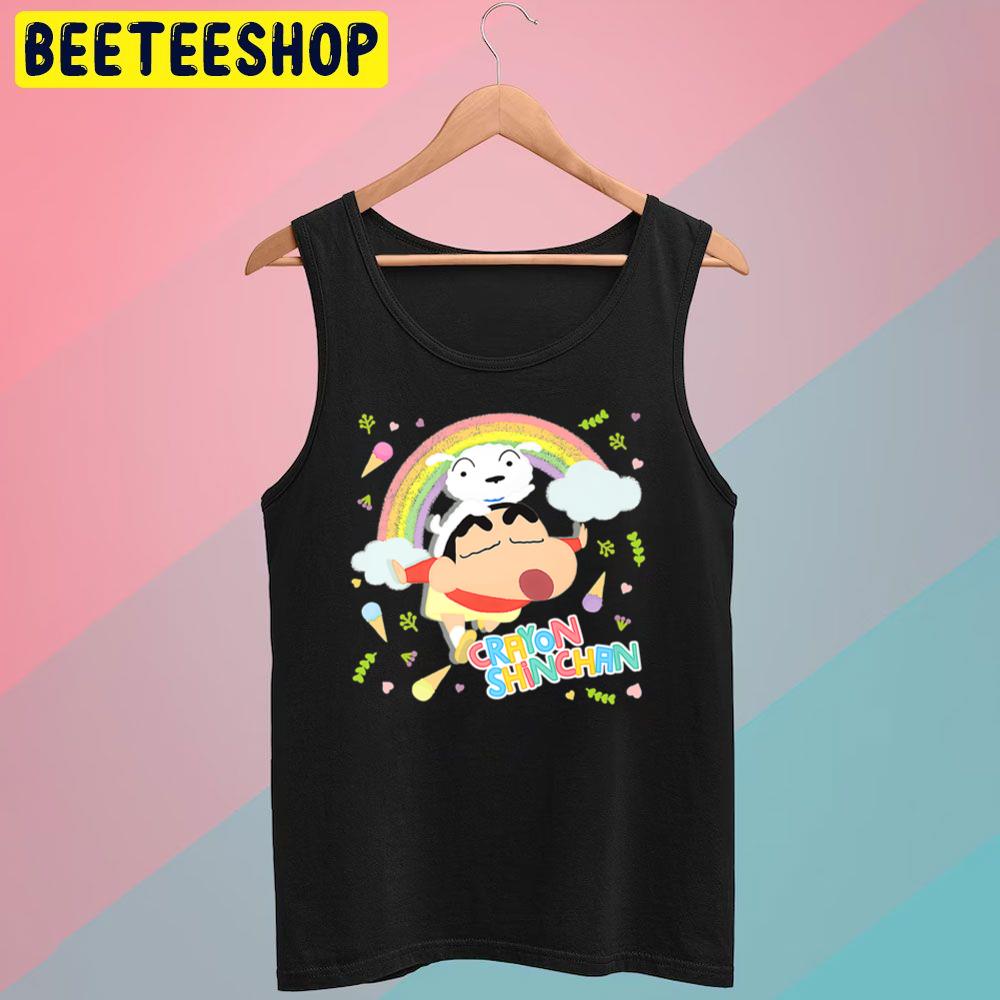 Rainbow Crayon Shin Chan Trending Unisex T-Shirt Rainbow Crayon Shin Chan Trending Unisex T-Shirt
