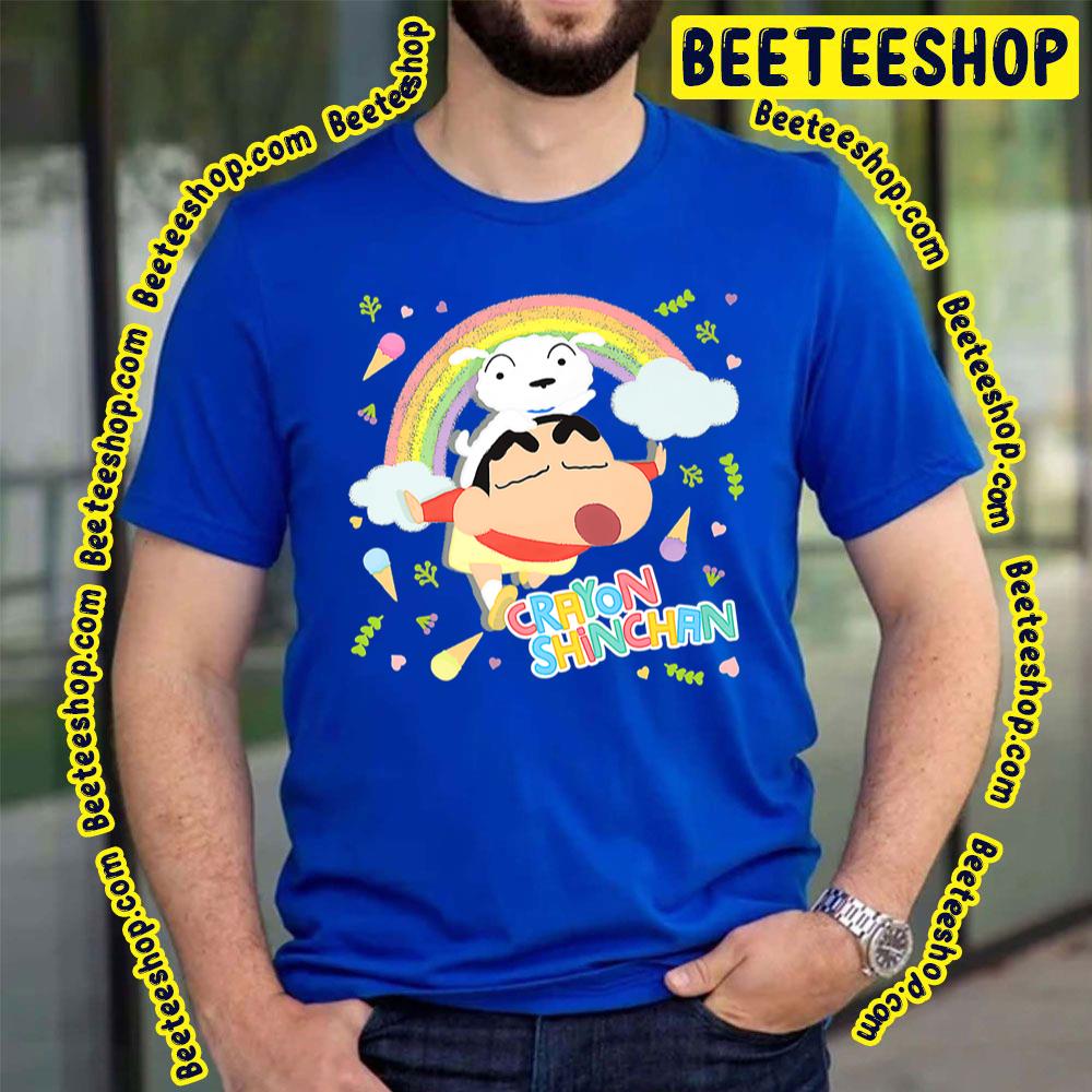 Rainbow Crayon Shin Chan Trending Unisex T-Shirt Rainbow Crayon Shin Chan Trending Unisex T-Shirt
