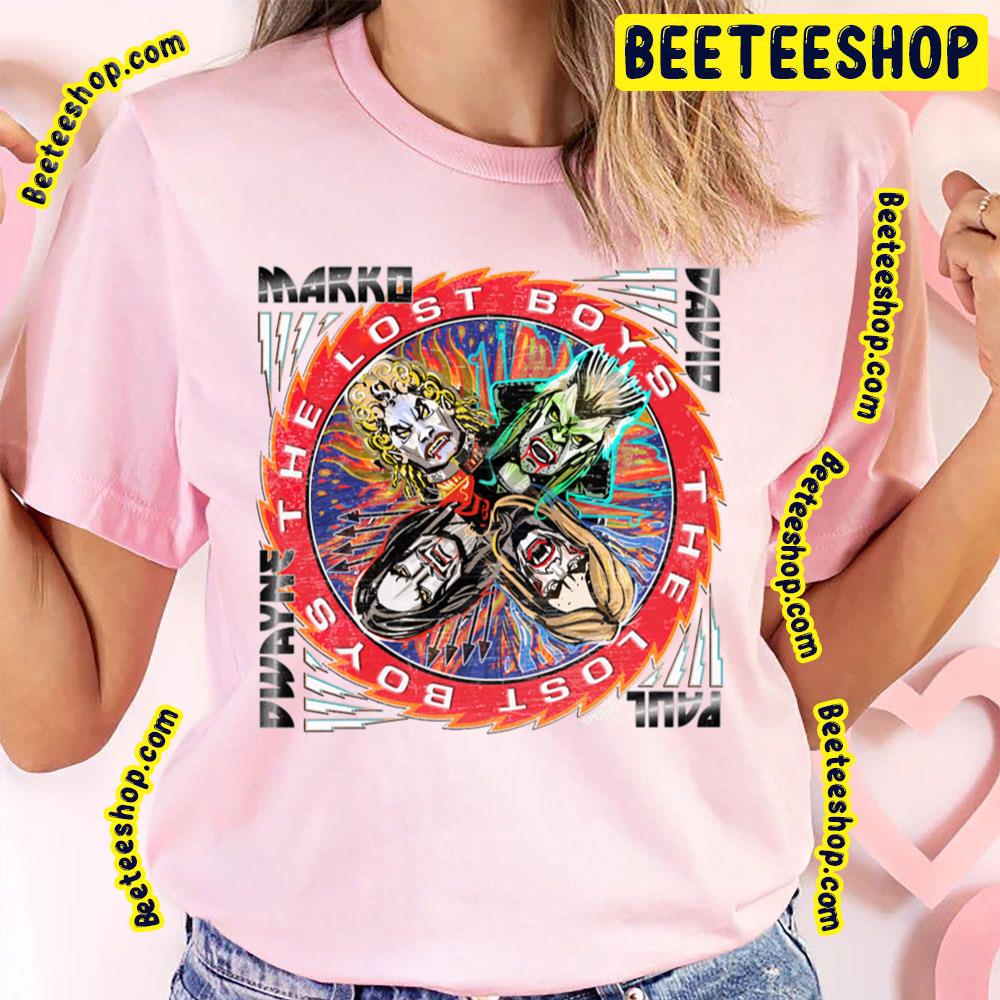 Red Art Circle The Lost Boys Trending Unisex T-Shirt Red Art Circle The Lost Boys Trending Unisex T-Shirt