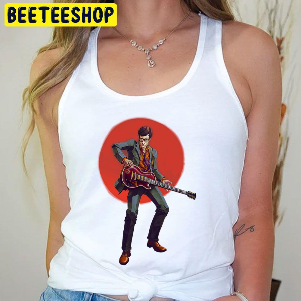 Red Art Collection Buddy Holly Trending Unisex T-Shirt Red Art Collection Buddy Holly Trending Unisex T-Shirt