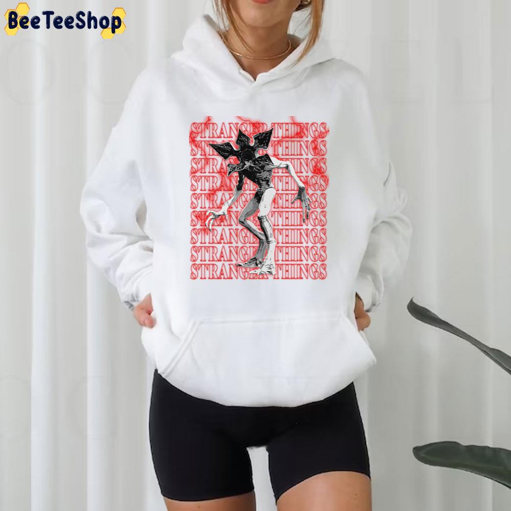 Red Background Stranger Things Demogorgon Trending Unisex T-Shirt Red Background Stranger Things Demogorgon Trending Unisex T-Shirt
