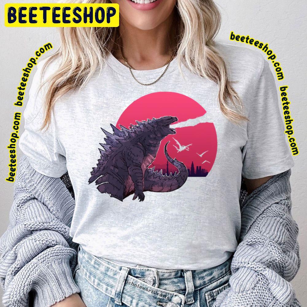 Red Moon Godzilla Trending Unisex T-Shirt Red Moon Godzilla Trending Unisex T-Shirt