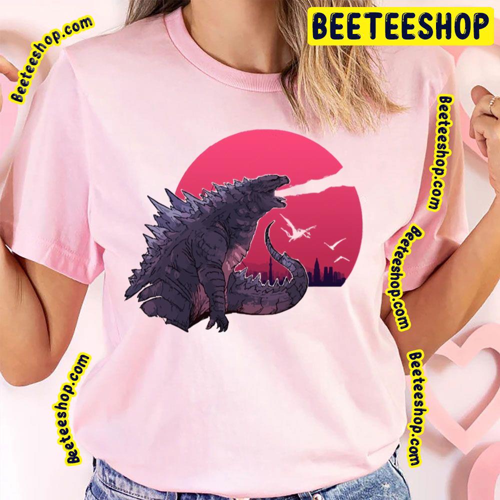 Red Moon Godzilla Trending Unisex T-Shirt Red Moon Godzilla Trending Unisex T-Shirt