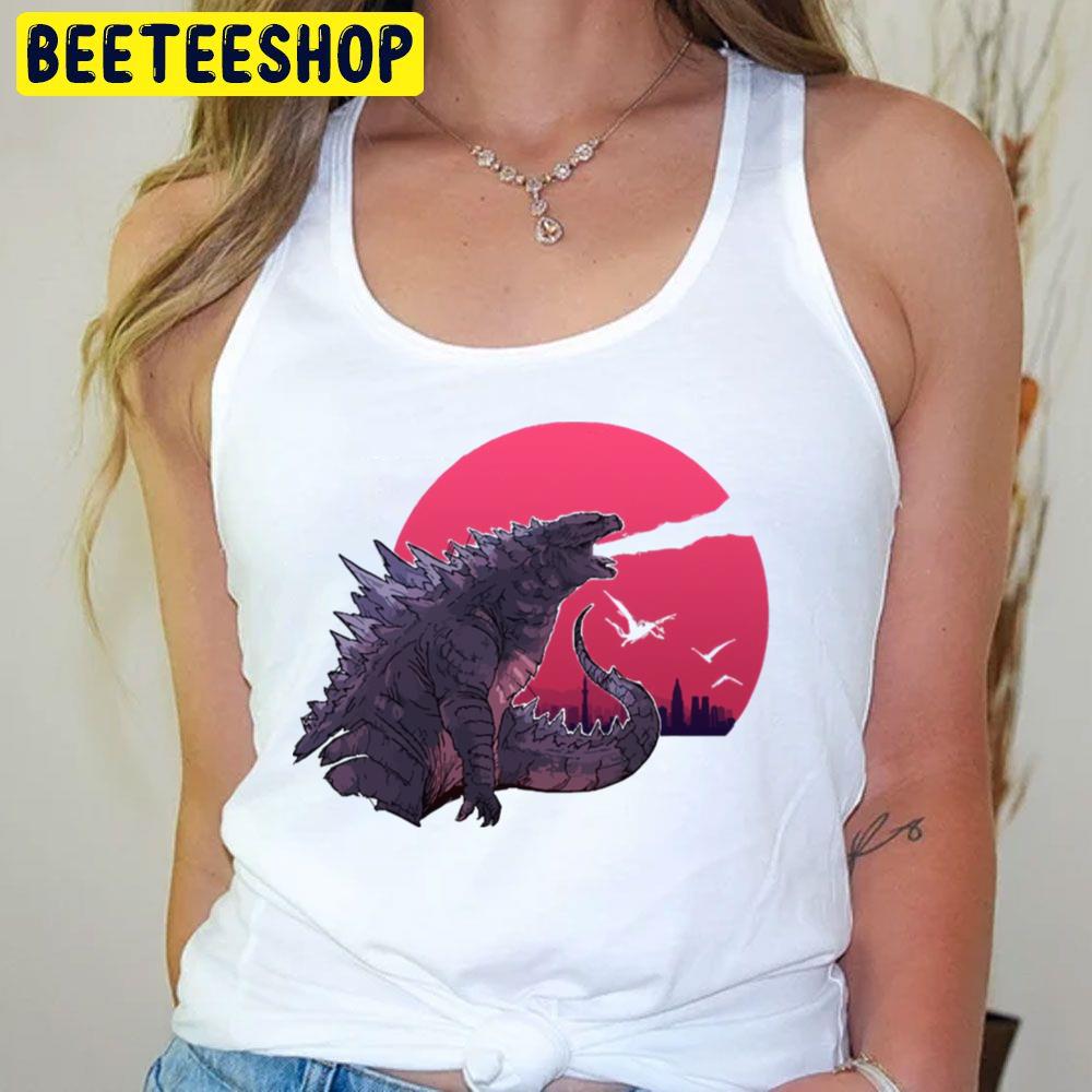 Red Moon Godzilla Trending Unisex T-Shirt Red Moon Godzilla Trending Unisex T-Shirt