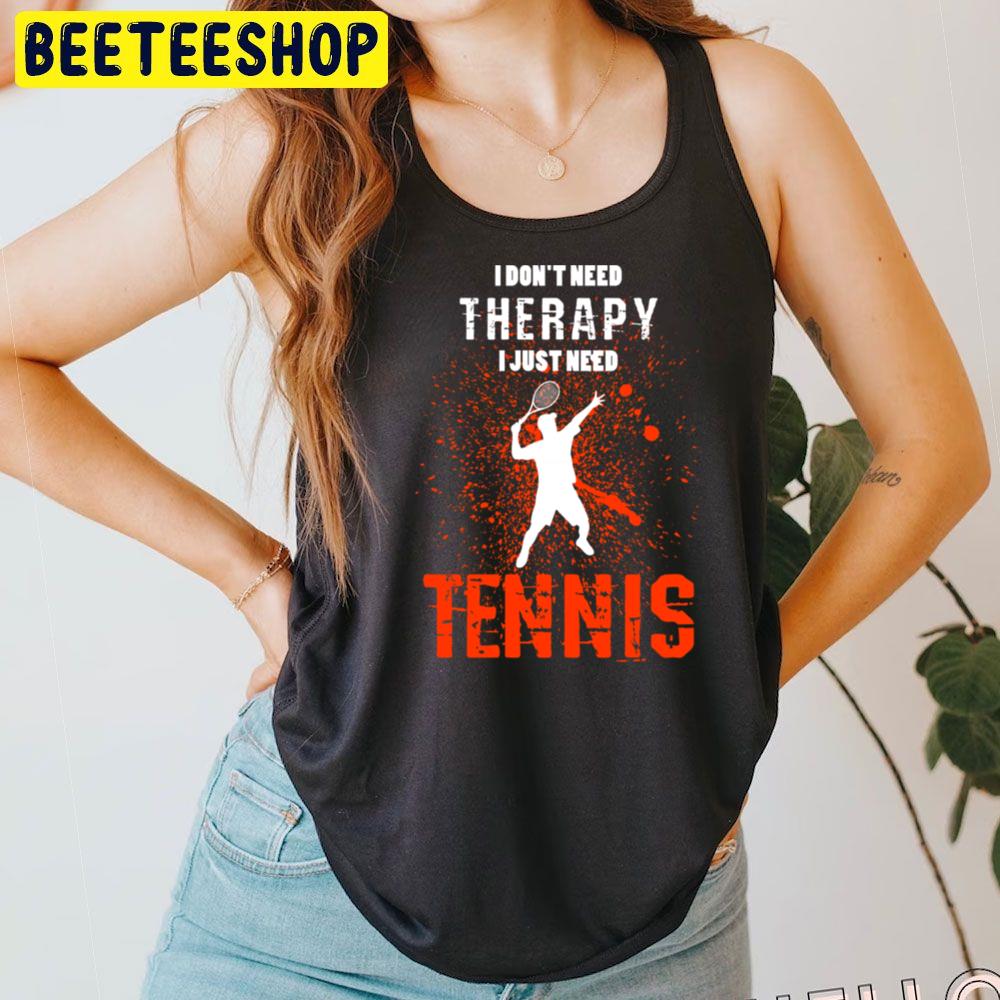 Red Tennis Therapy Game Trending Unisex T-Shirt Red Tennis Therapy Game Trending Unisex T-Shirt